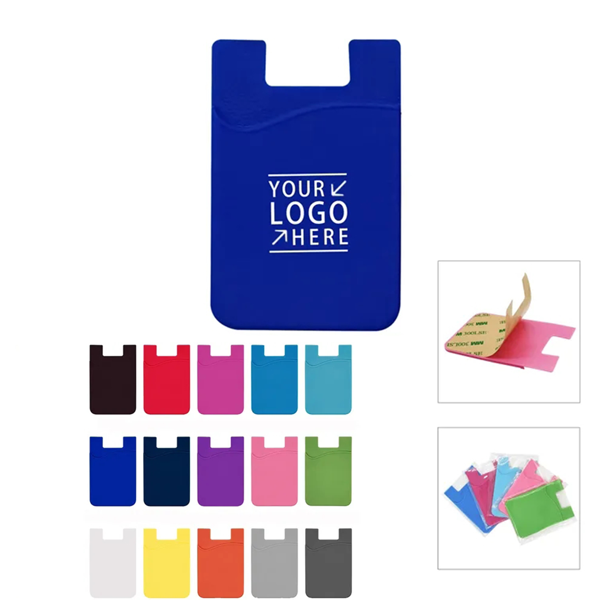 Silicone Sticky Credit Card Holder 2