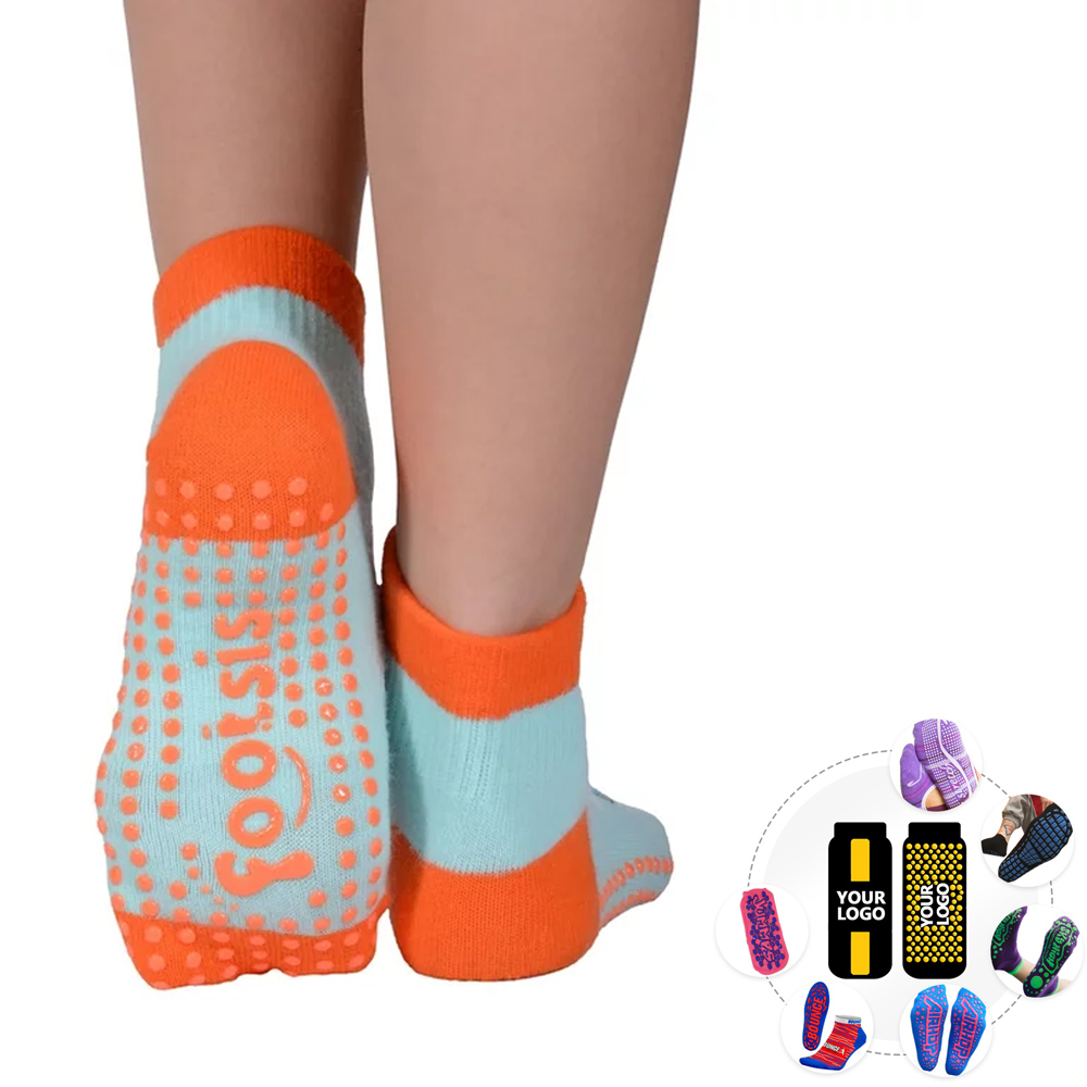 Anti Slip Grip Crew Socks 5