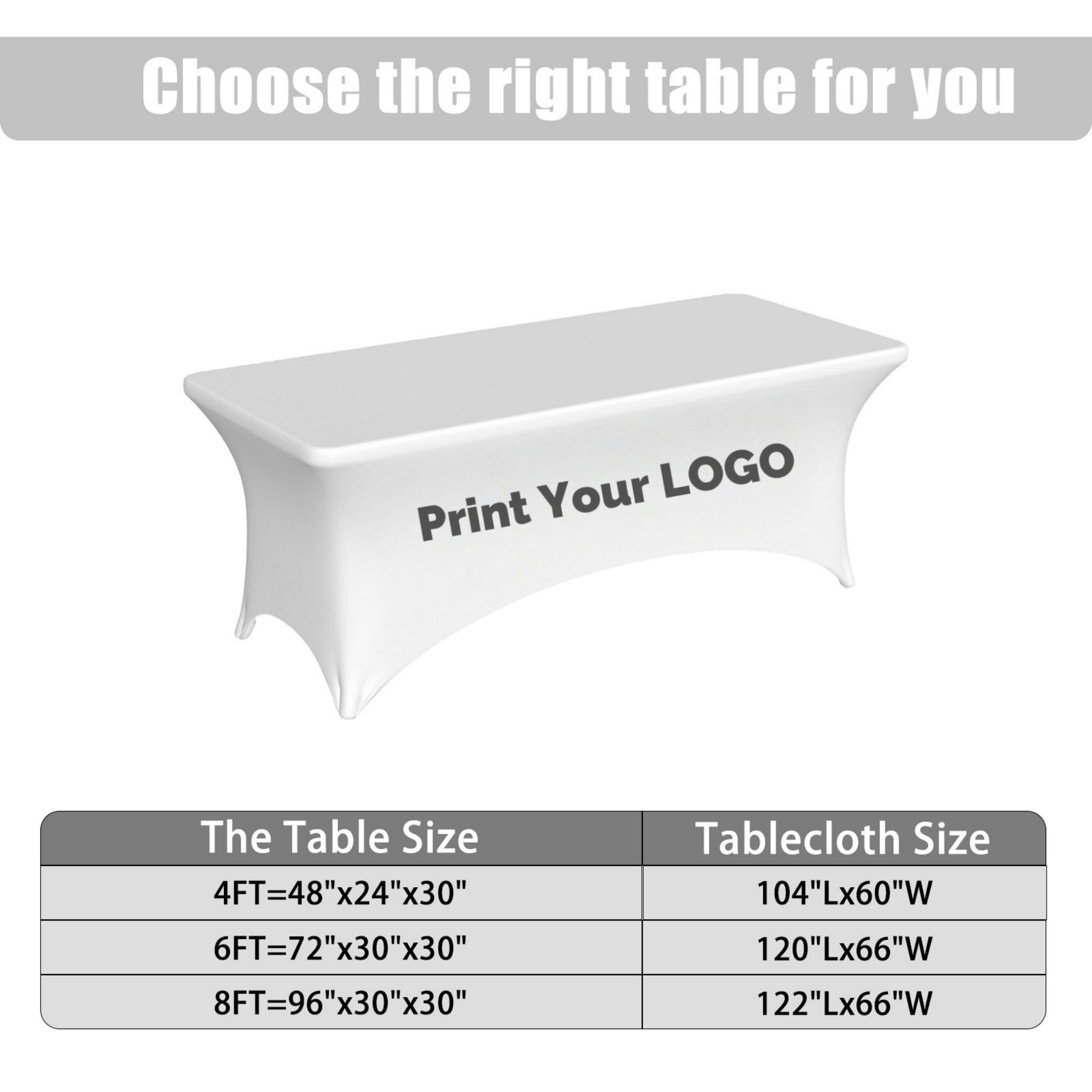 MOQ:1pc Custom Stretch Trade Show Table Cloth 2