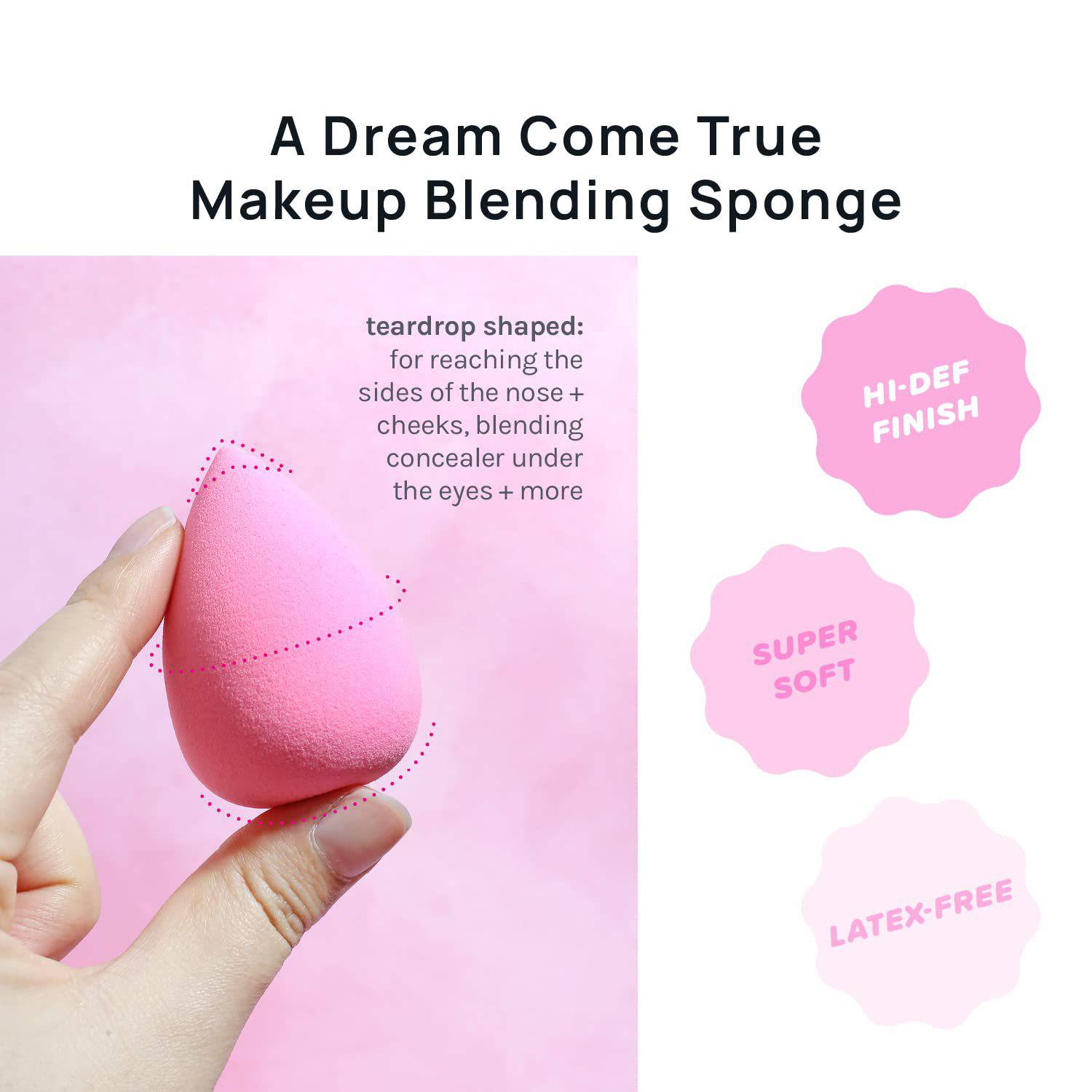 6PCS Soft Wet Dry Dual-Use Makeup Sponge Set 7