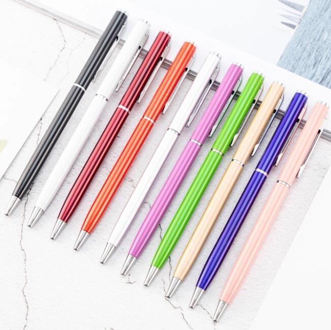 Promotional Slim Metal Hotel Pens 6