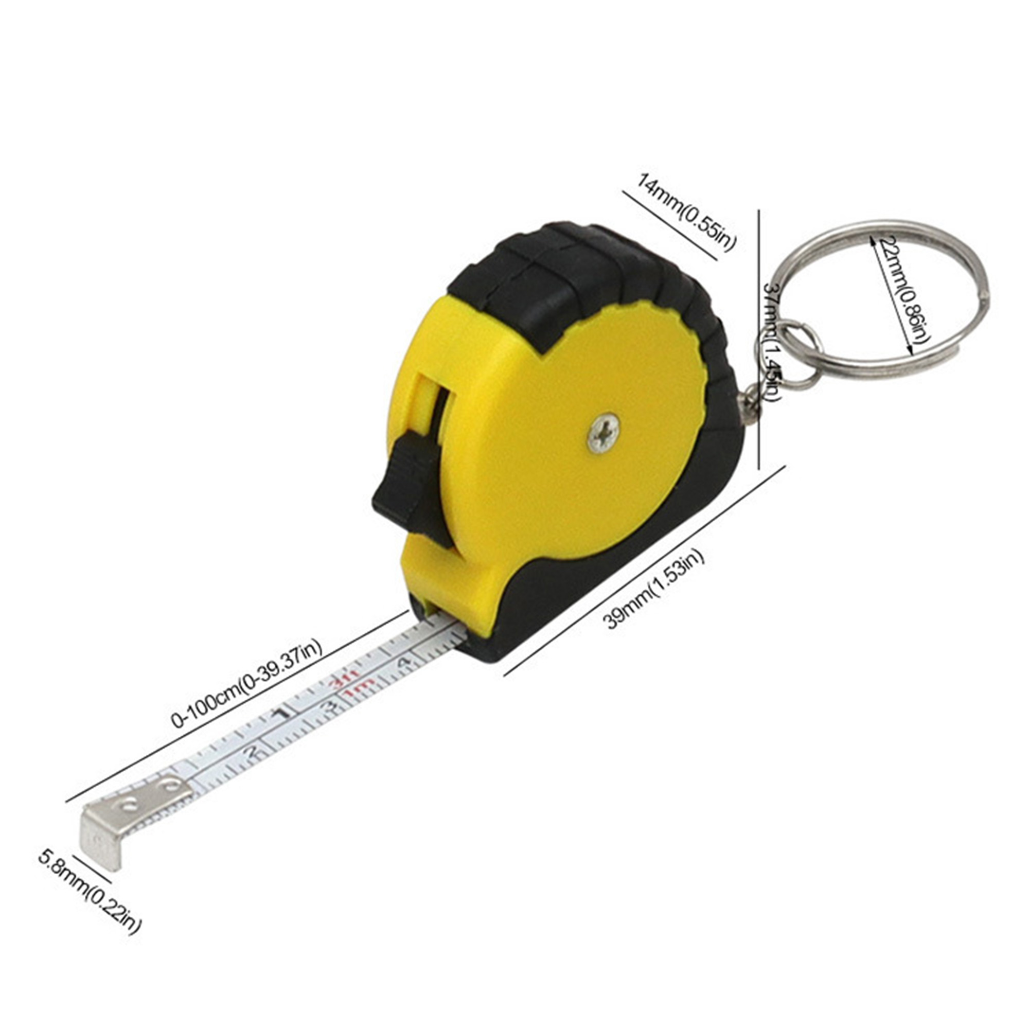 40 Inch Mini Retractable Tape Measures 2