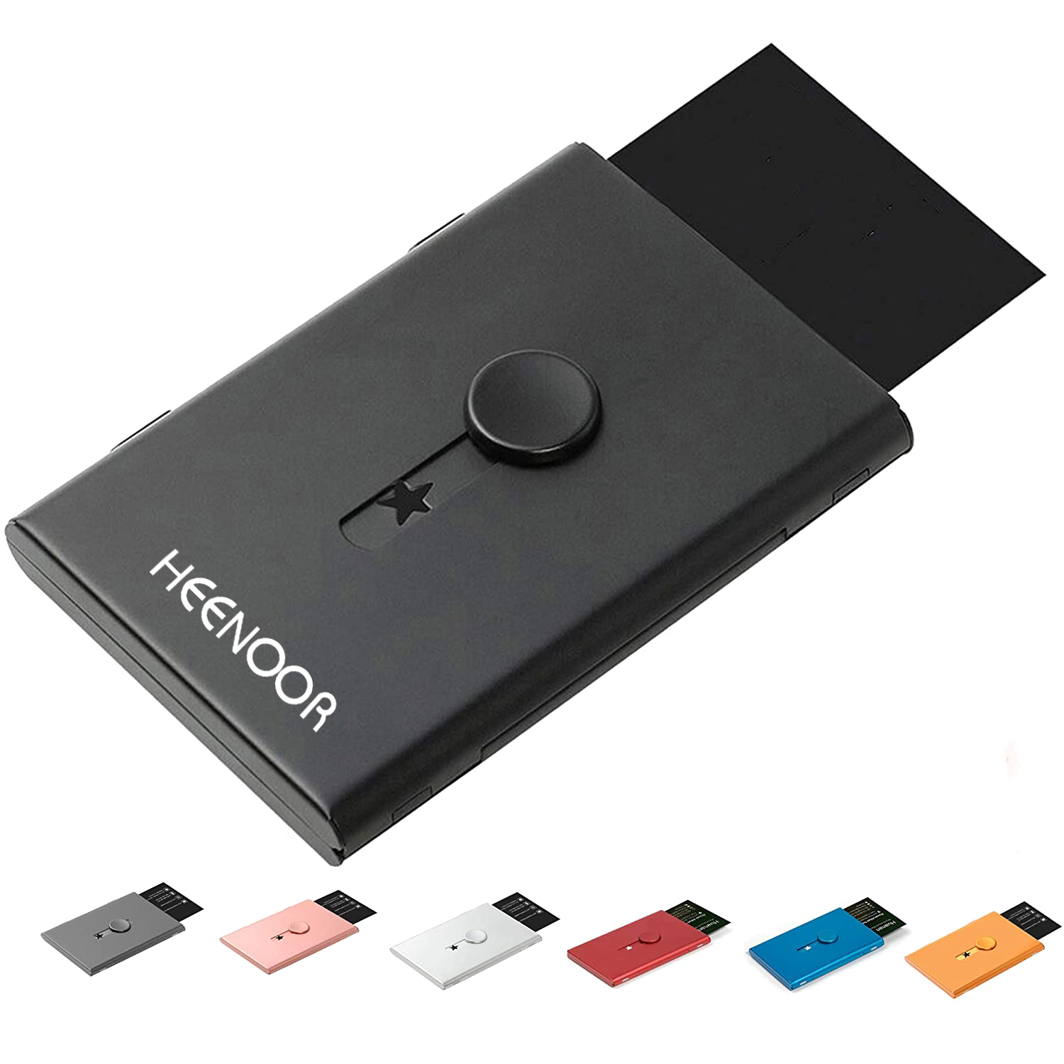Aluminum Push Card Holder 1