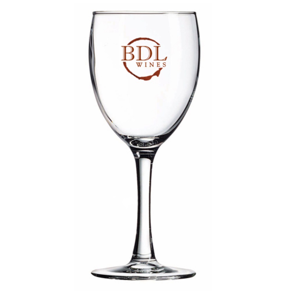 10 Oz. Screen Printed Wine Glass 1