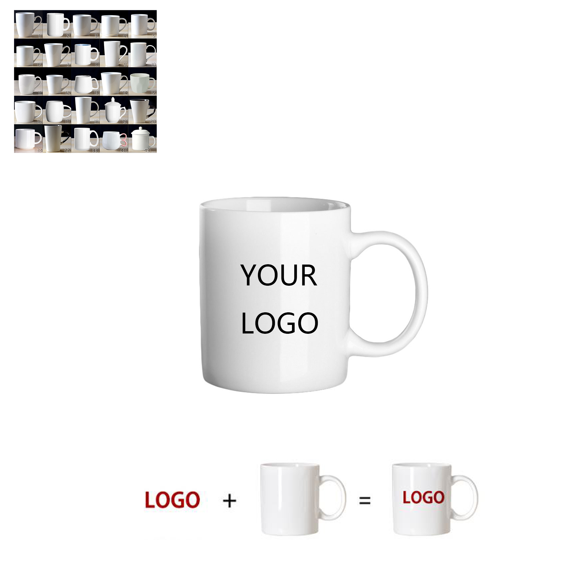 11 OZ Full Color Printed Ceramic Coffee Cup 1
