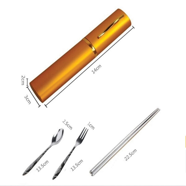 TRAVEL UTENSILS WITH CASE 1