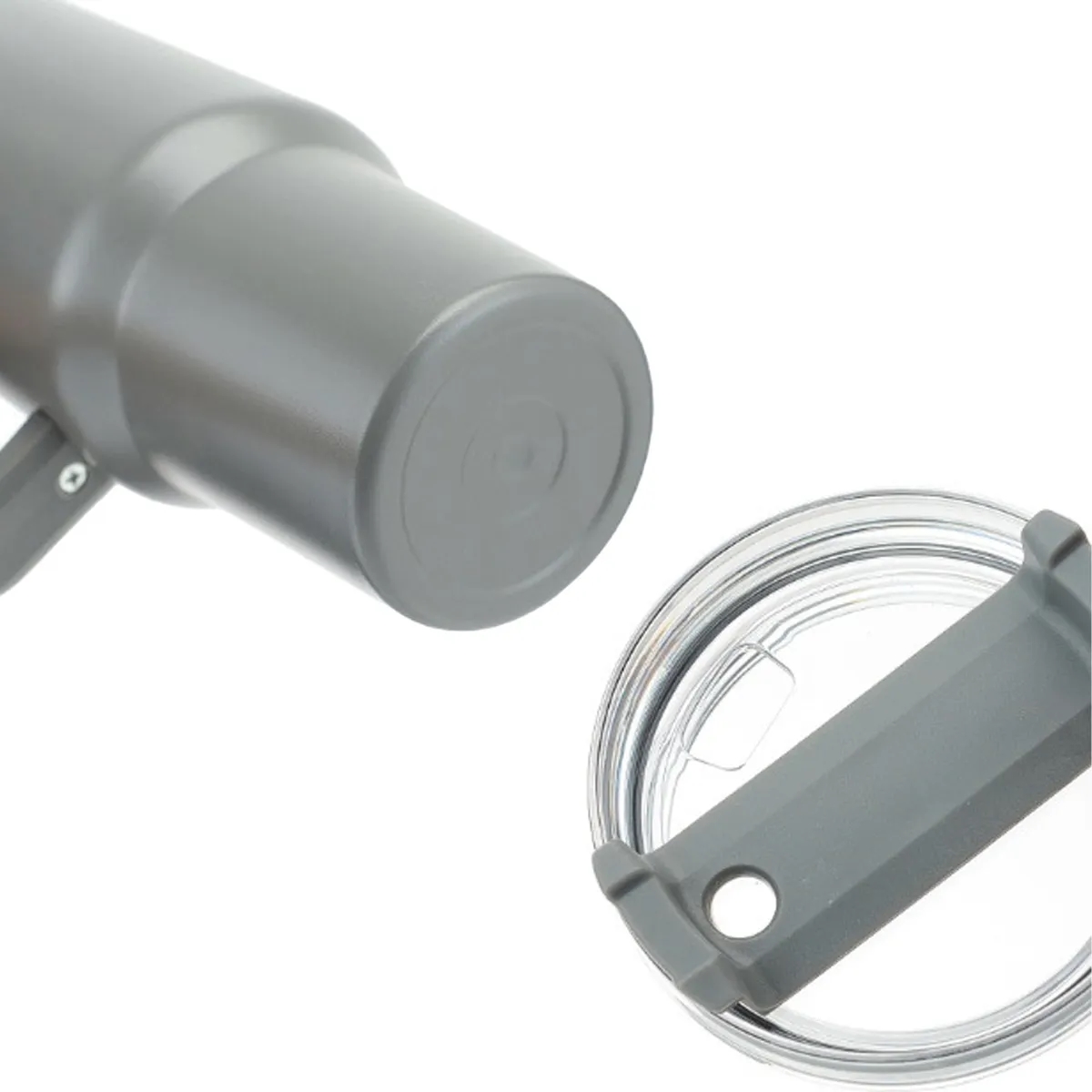 pink 40 Oz. Stainless Steel Tumbler With Handle & Straw 2