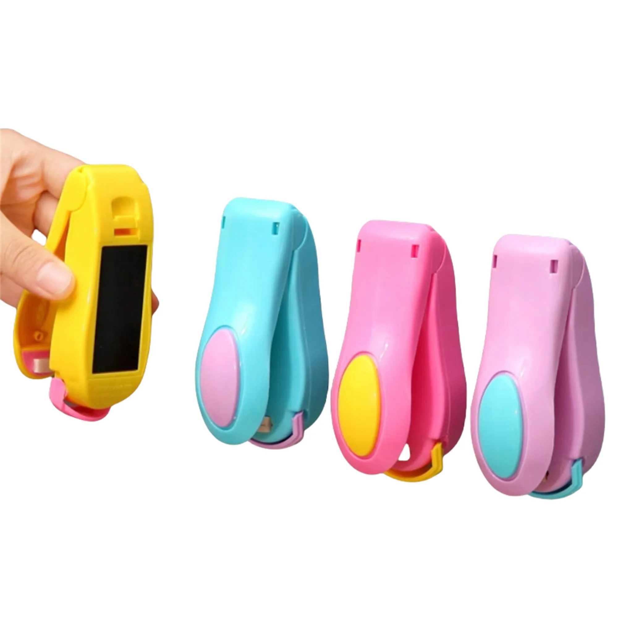 Portable 6 Color Mini Bag Sealer Clips 2