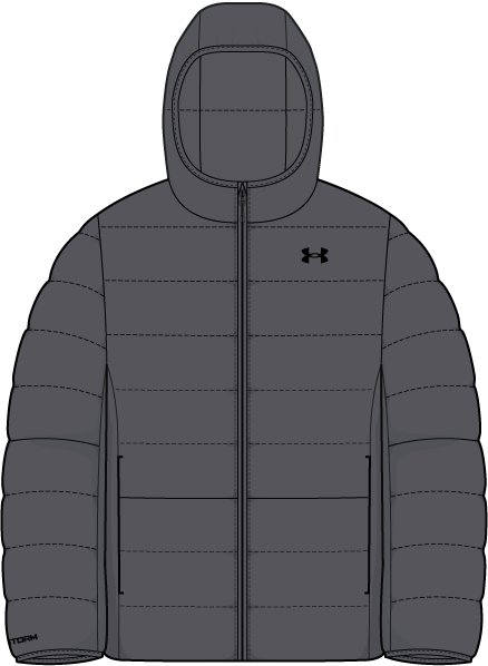 UA Legend Down Men's Hooded Jacket 4
