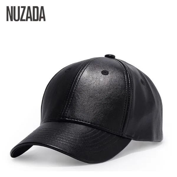 Factory Sample PU Leather Dad Hat for Men 6