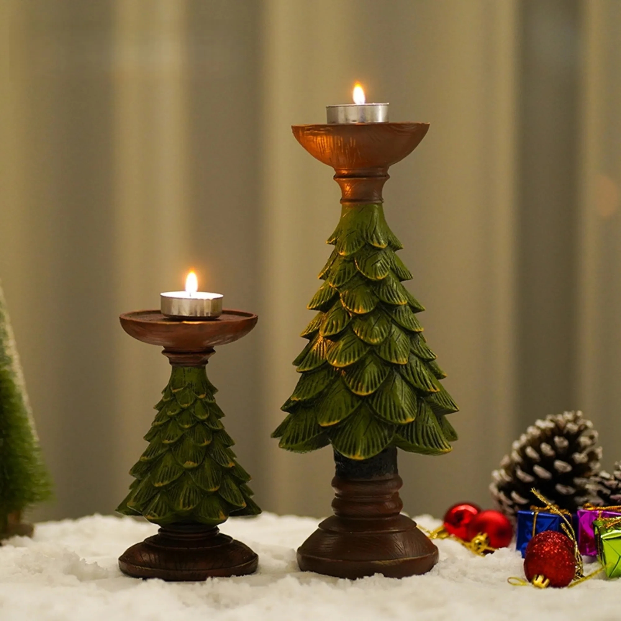 Christmas Tree Candle Holder 13