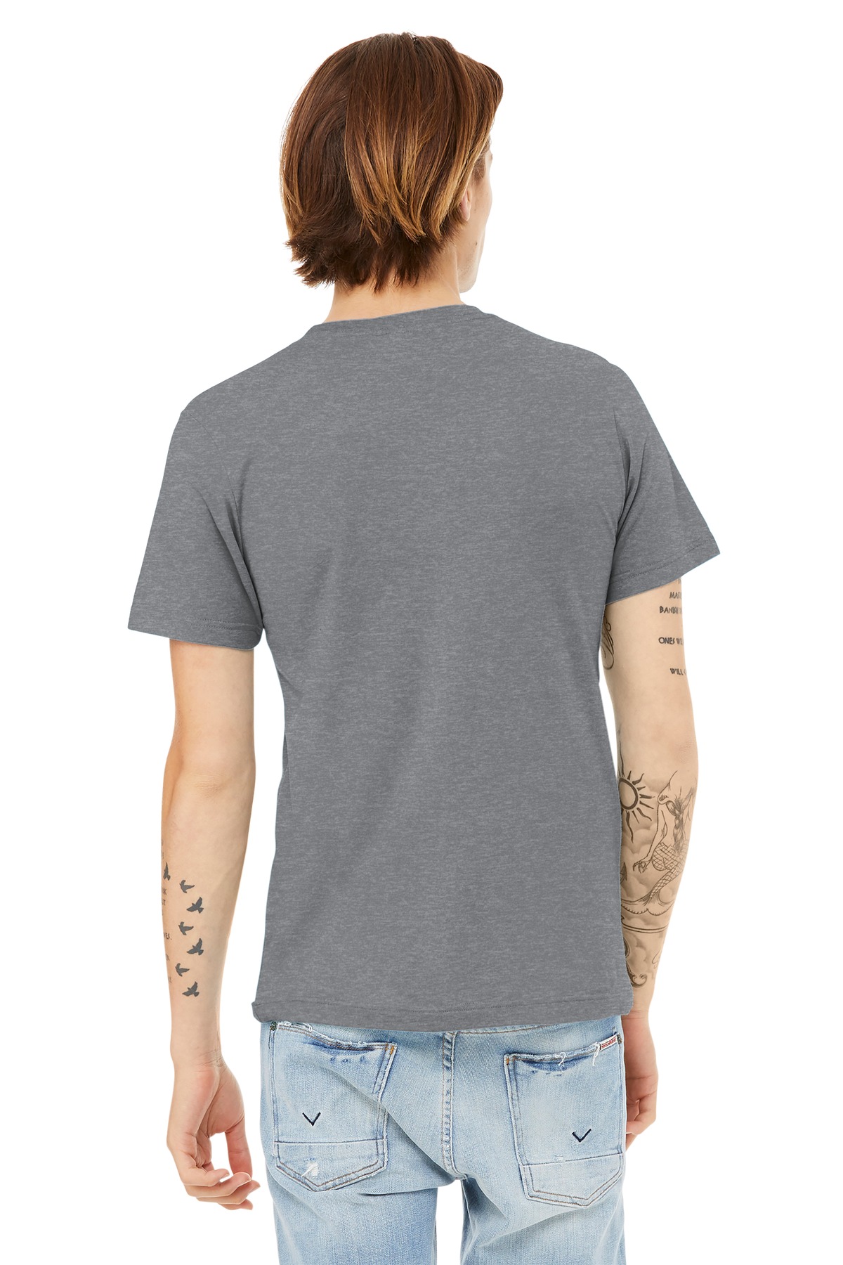 BELLA+CANVAS Unisex Heather CVC Short Sleeve Tee. BC3001CVC 398