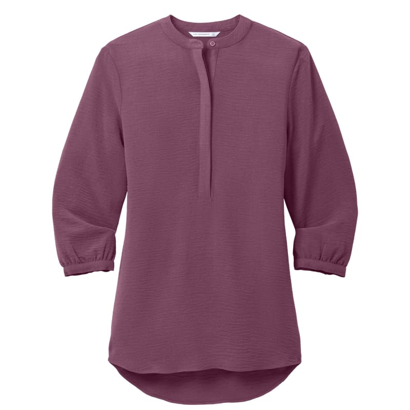 Port Authority Ladies 3/4-Sleeve Textured Crepe Tunic 13