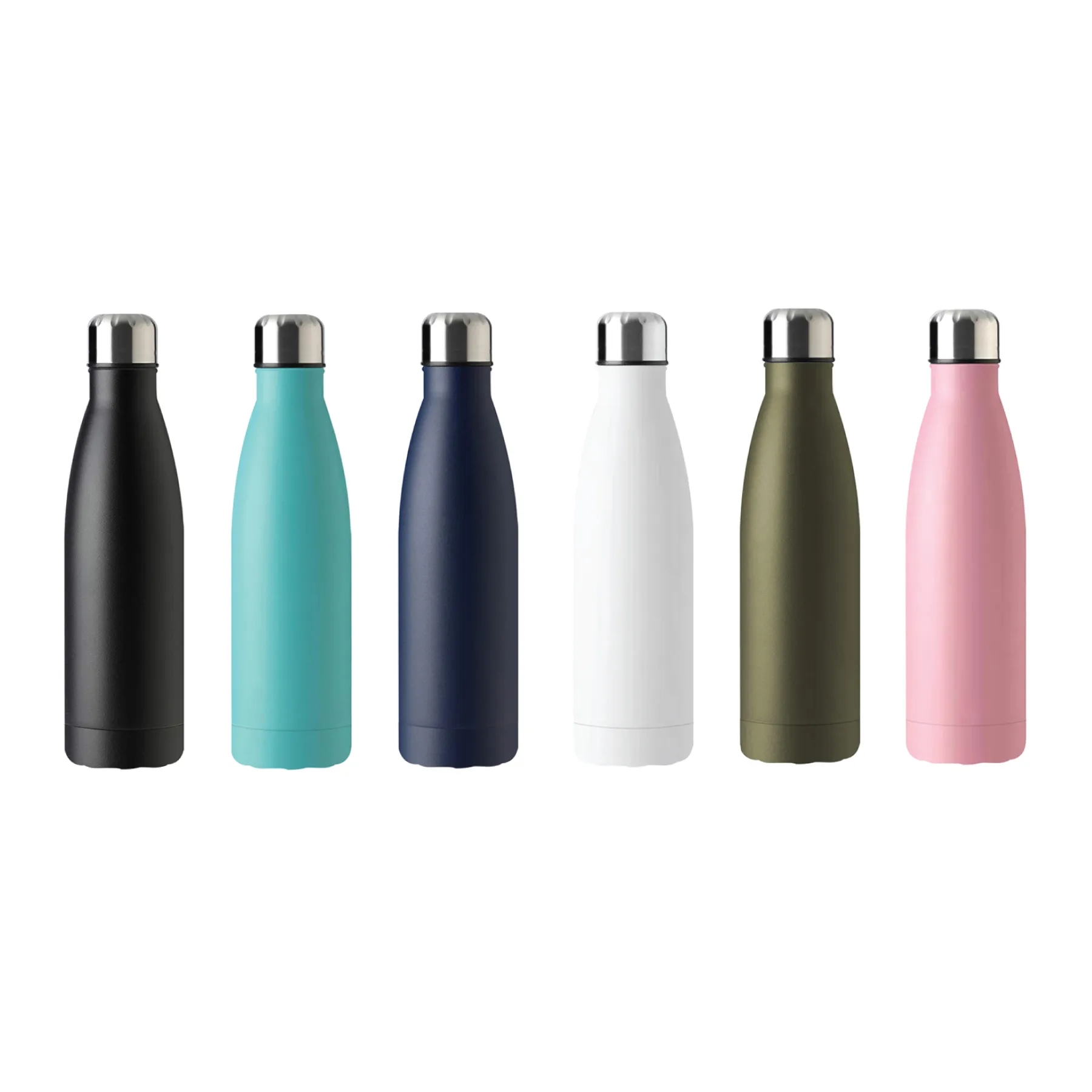 17oz Stainless Steel Cola Vacuum Bottle, custom water bottle with logo imprint 3