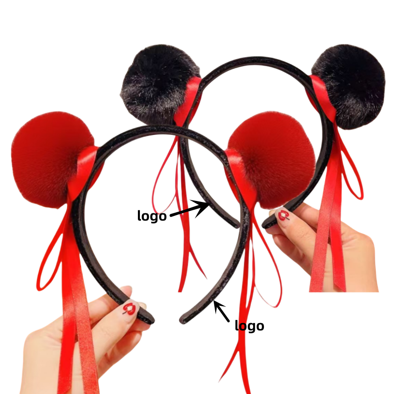 Custom Nezha-Inspired Plastic Headbands for Events & Promotions - Bulk Discounts, Fast Shipping 1