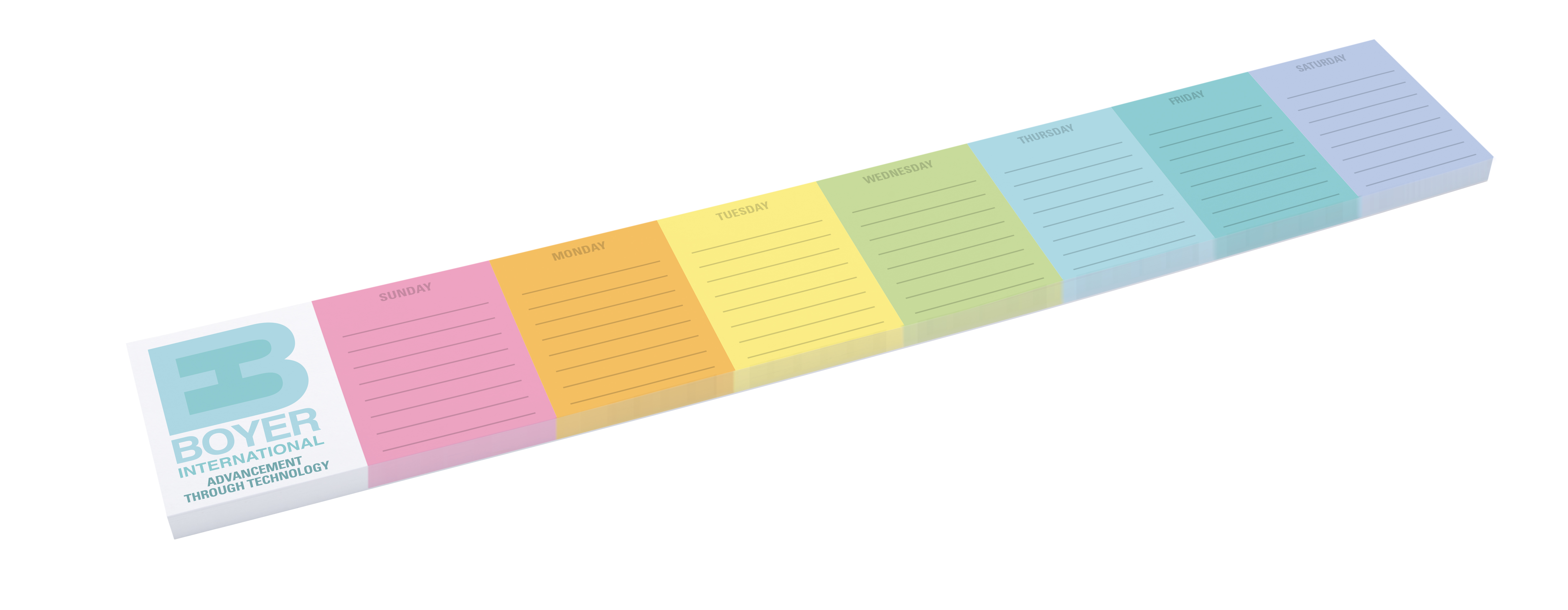 Souvenir® Sticky Note™ 12" X 2" Pad, 25 sheet 3