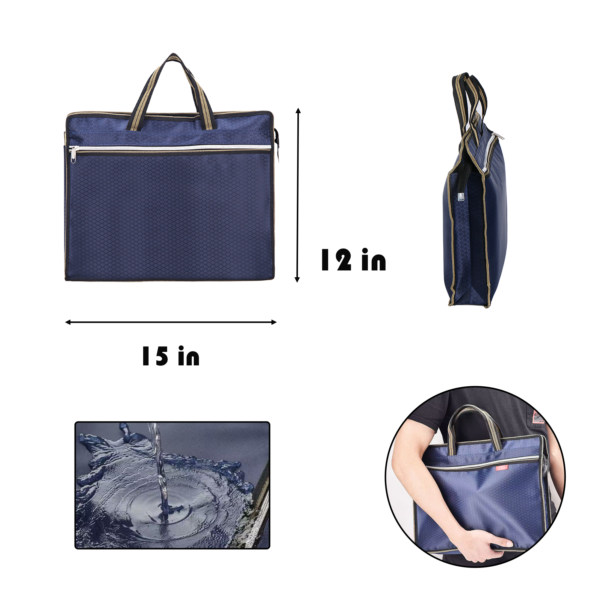 Business Briefcase Oxford Cloth Computer Bag 4