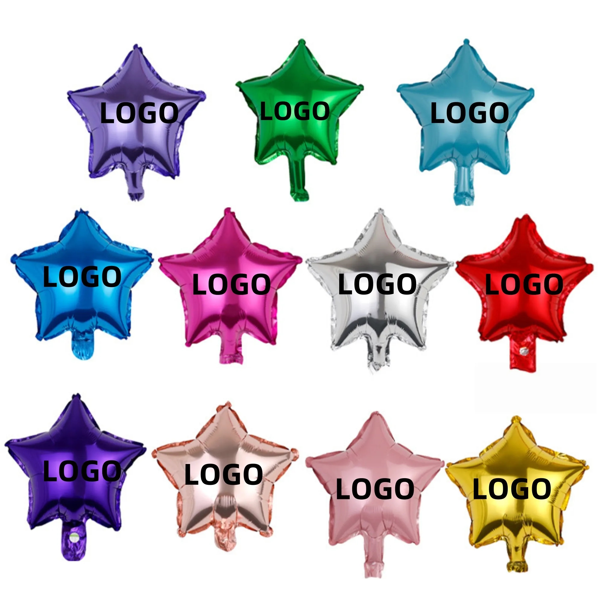 18 inch Star Aluminum Foil Balloon For Birthday Wedding
