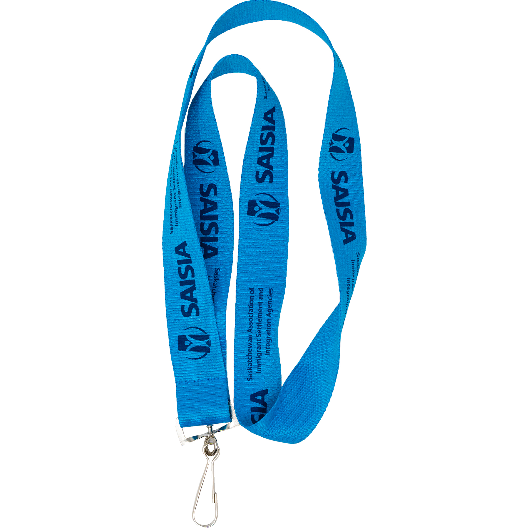 Silkscreened Flat Polyester Lanyard: 1" W x 36" L 3