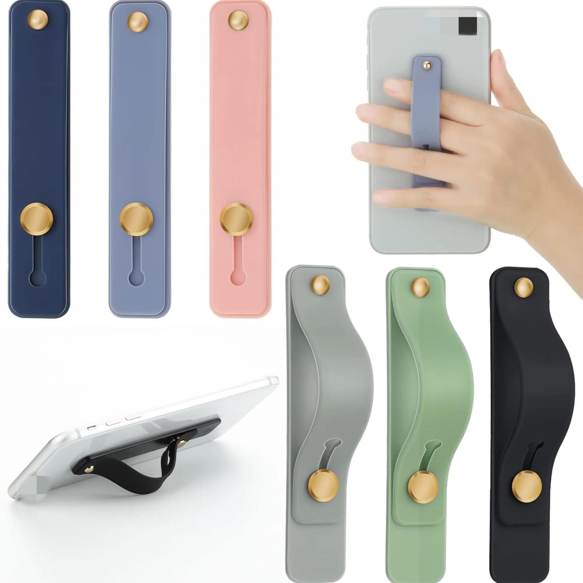 Phone Grip Holder Stand With Finger Strap 4