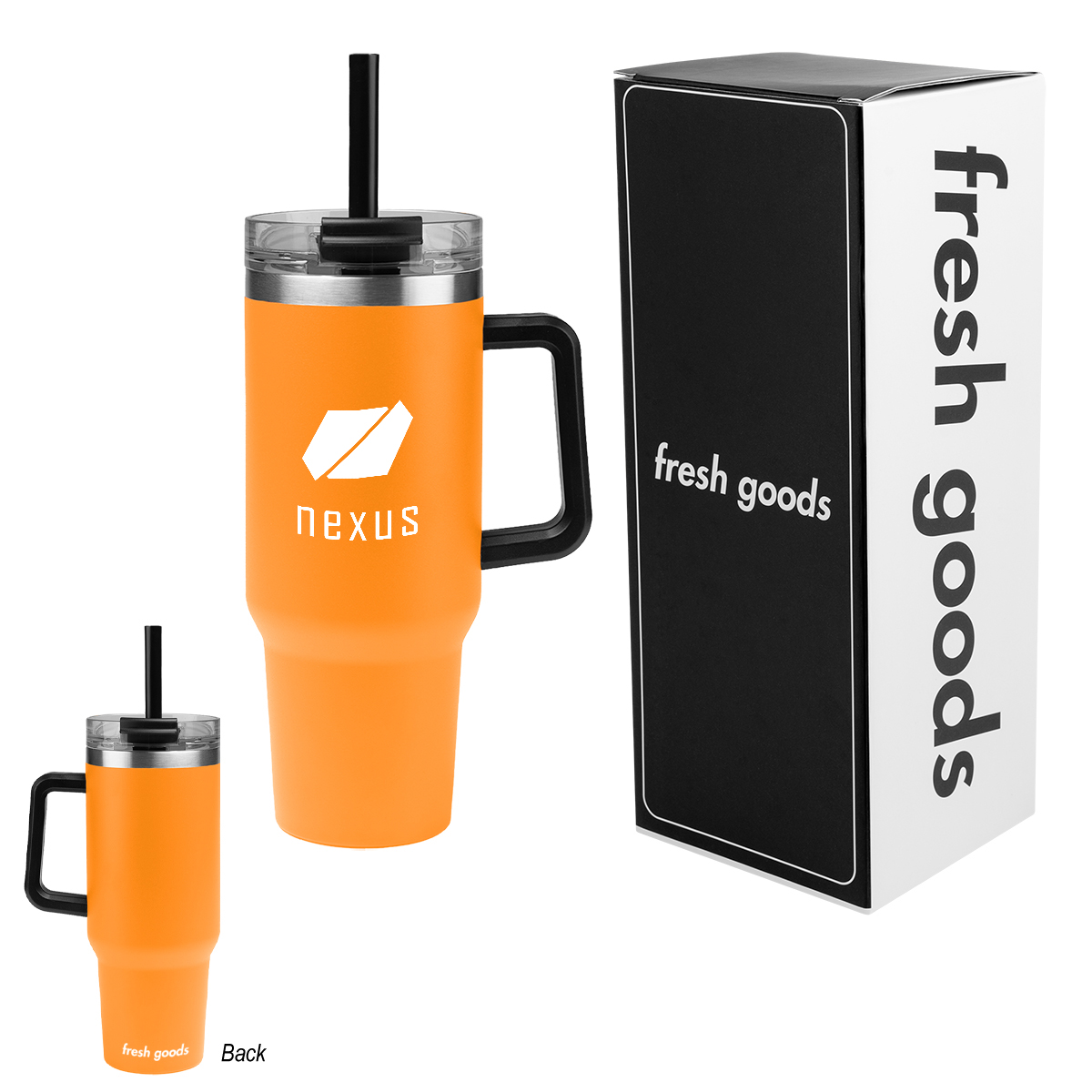 Fresh Goods 40 Oz. Intrepid Stainless Steel Tumbler 9