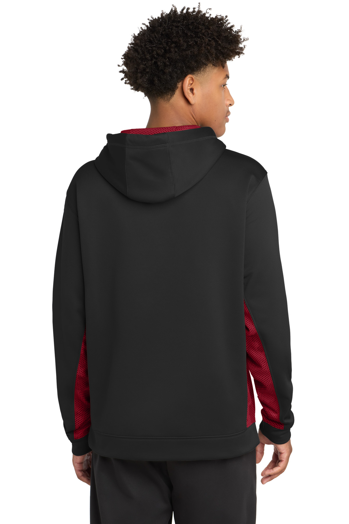 Sport-Tek Sport-Wick CamoHex Fleece Colorblock Hooded Pullover. ST239, custom hoodie or sweatshirt with logo imprint 25