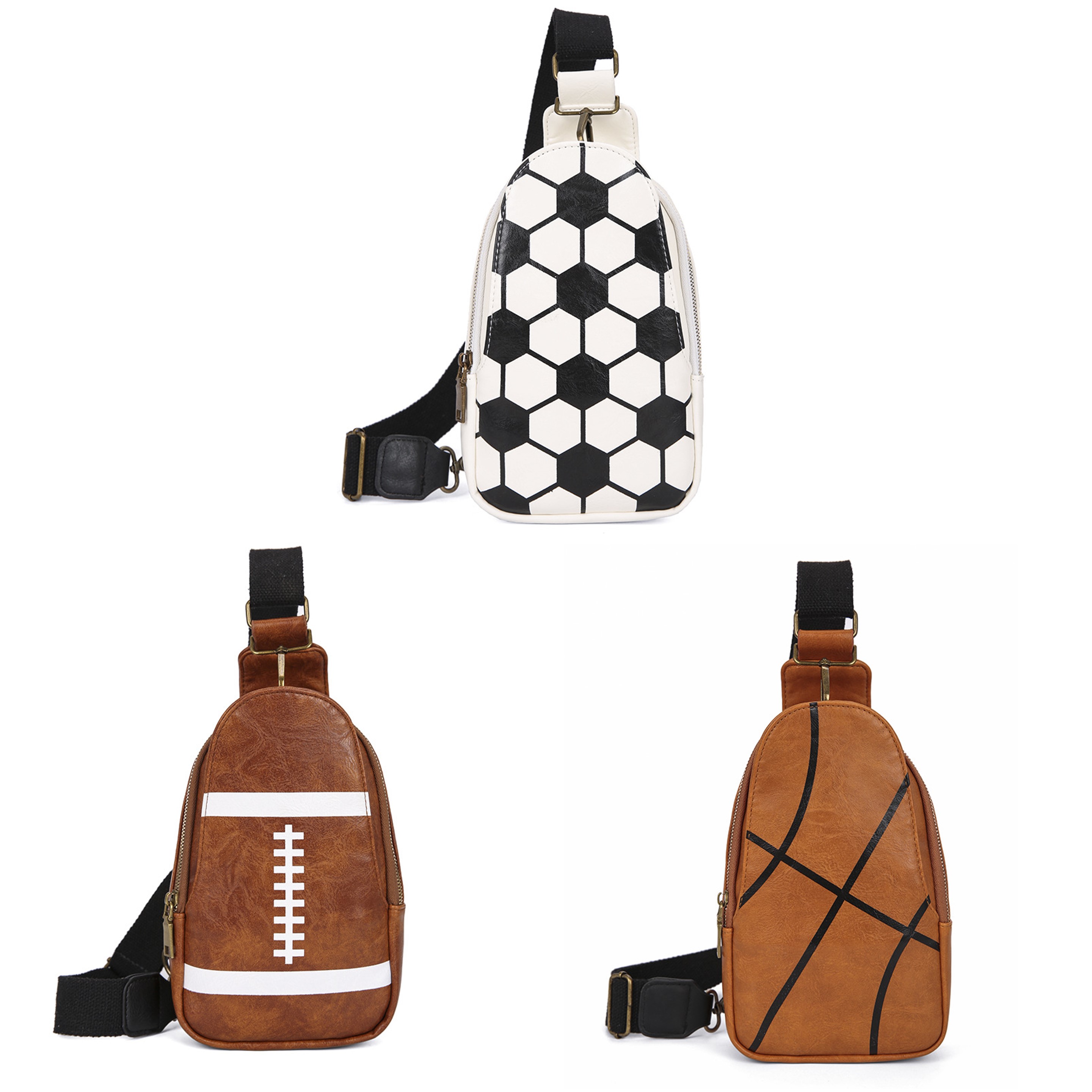 Softball Print Sling Bag (direct import) 2