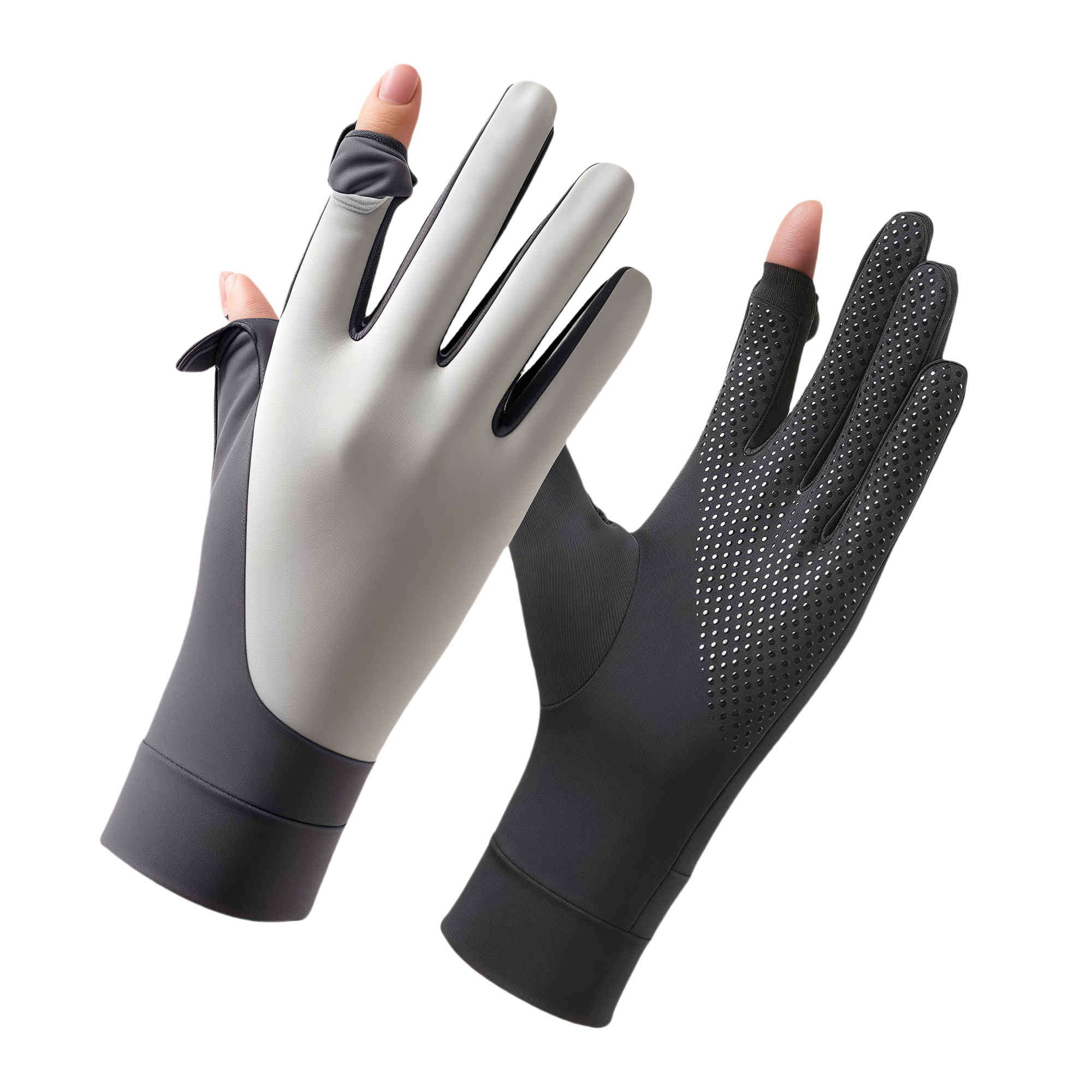 Touchscreen Sun Gloves UV Protection Summer Icy Breathable Short Fashionable Anti-Slip Elastic 7