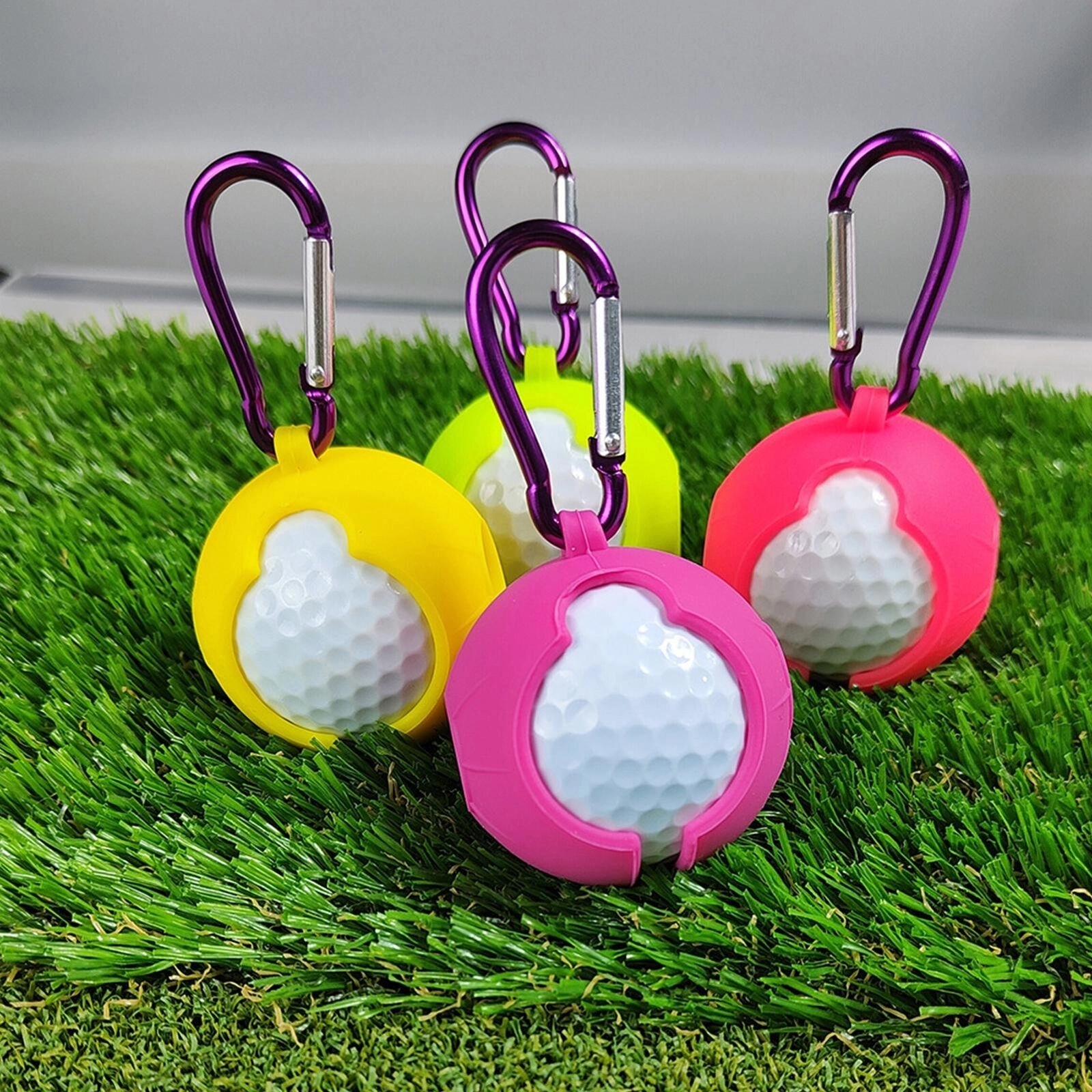 Silicone Golf Ball Holder- Single 10