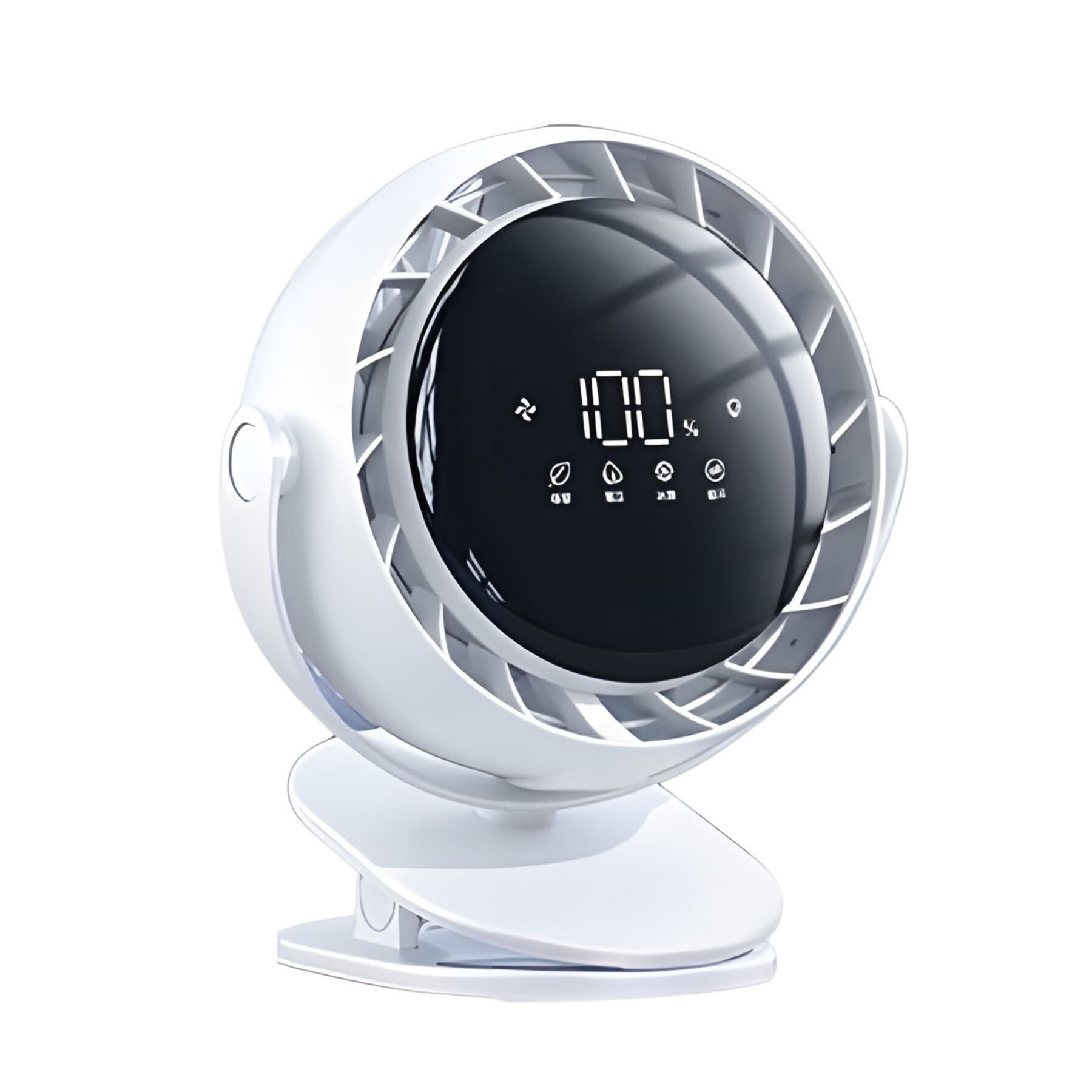 LED Light Portable Clip Fan 2