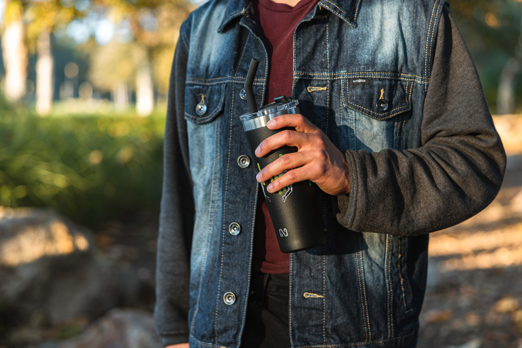 NAYAD® Trouper 22 oz Stainless Double-wall Vacuum Insulated Tumbler with Straw 19