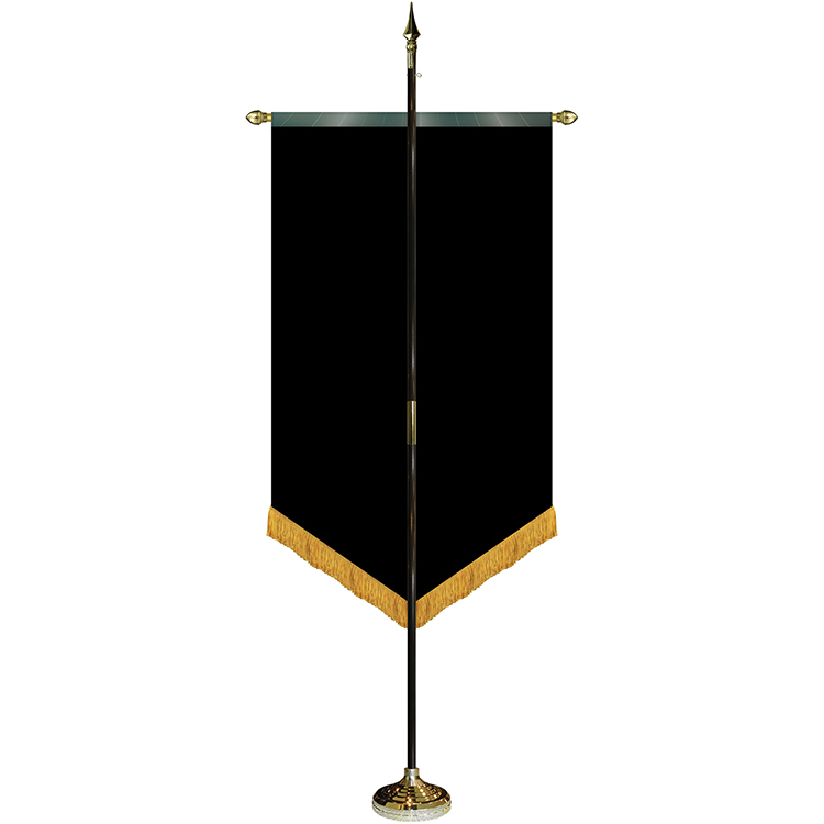 36" x 60" Premium Gonfalon 8' Kit / V-Cut / Fringe 3