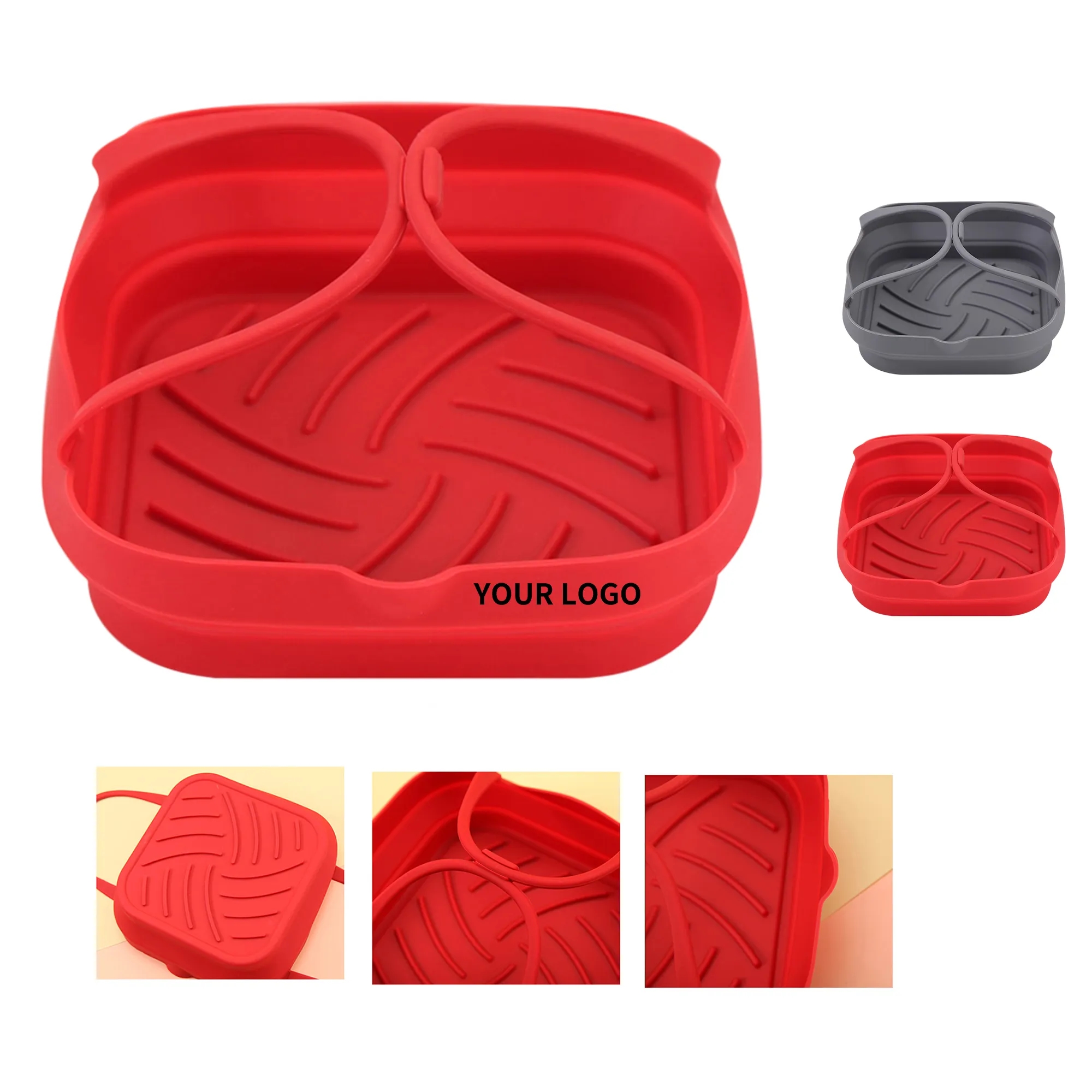 Silicone Air Fryer Liner with Handles 2