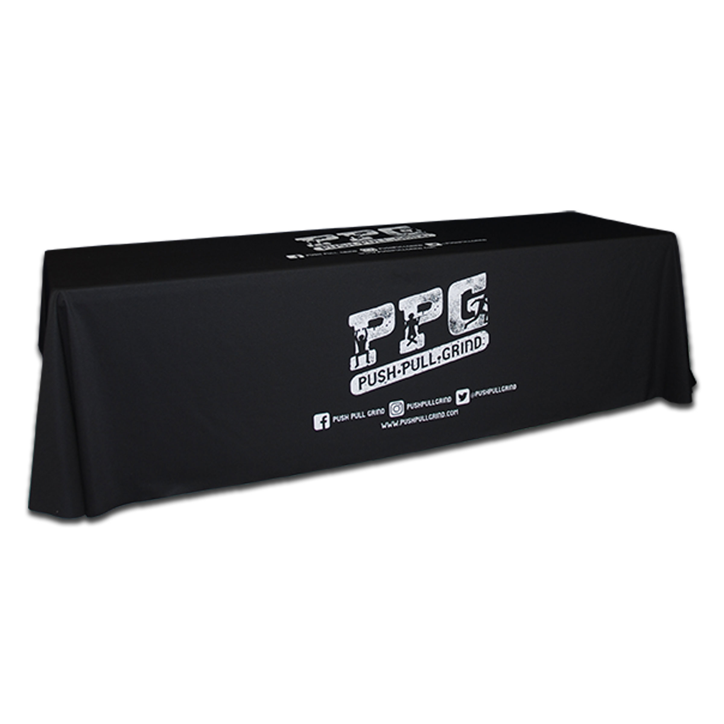 8' Draped Tablecloth - OPEN BACK 1