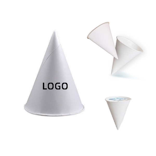 3.7 oz Disposable Paper Cone Cup 2