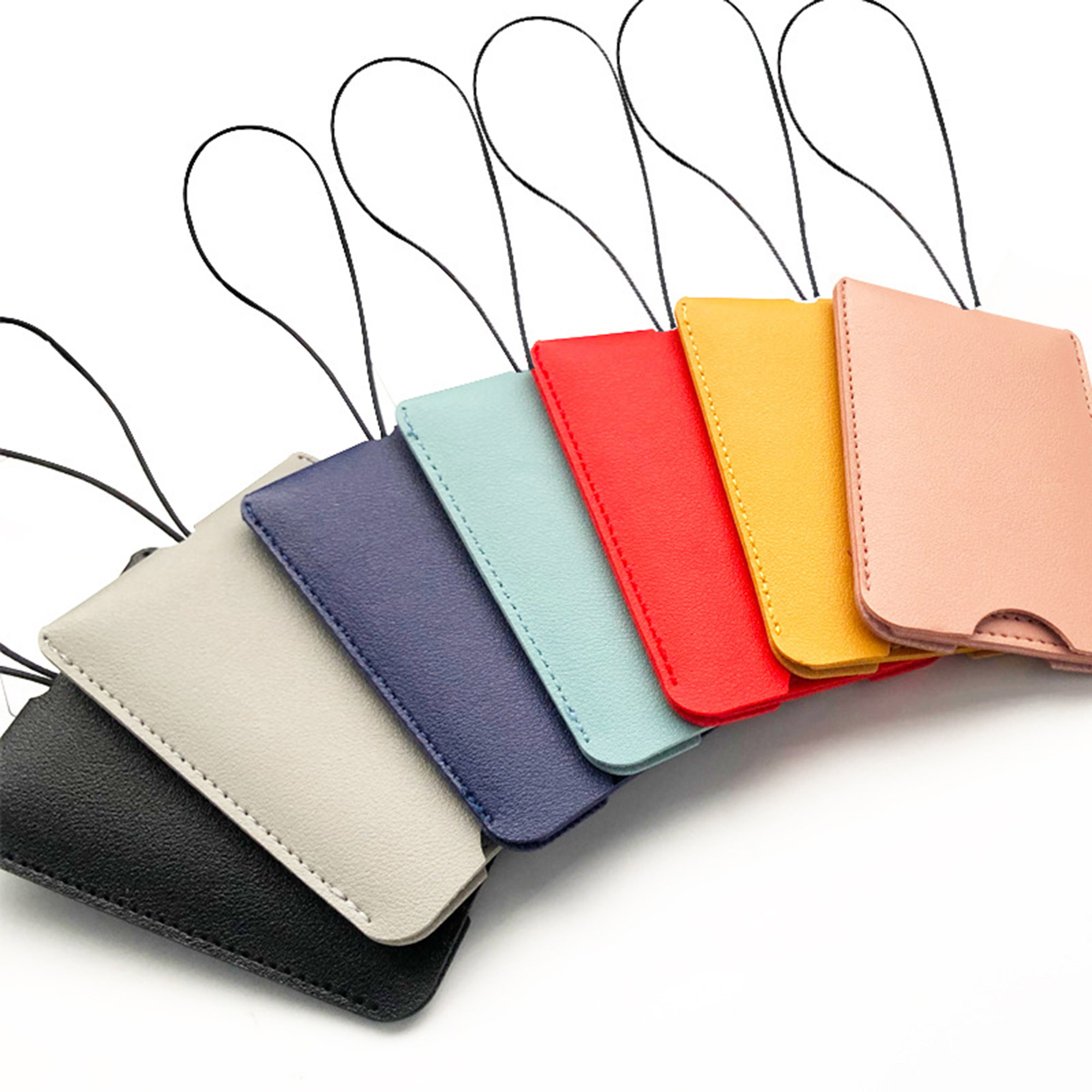PU Leather Luggage Tag with Elastic Strip 1
