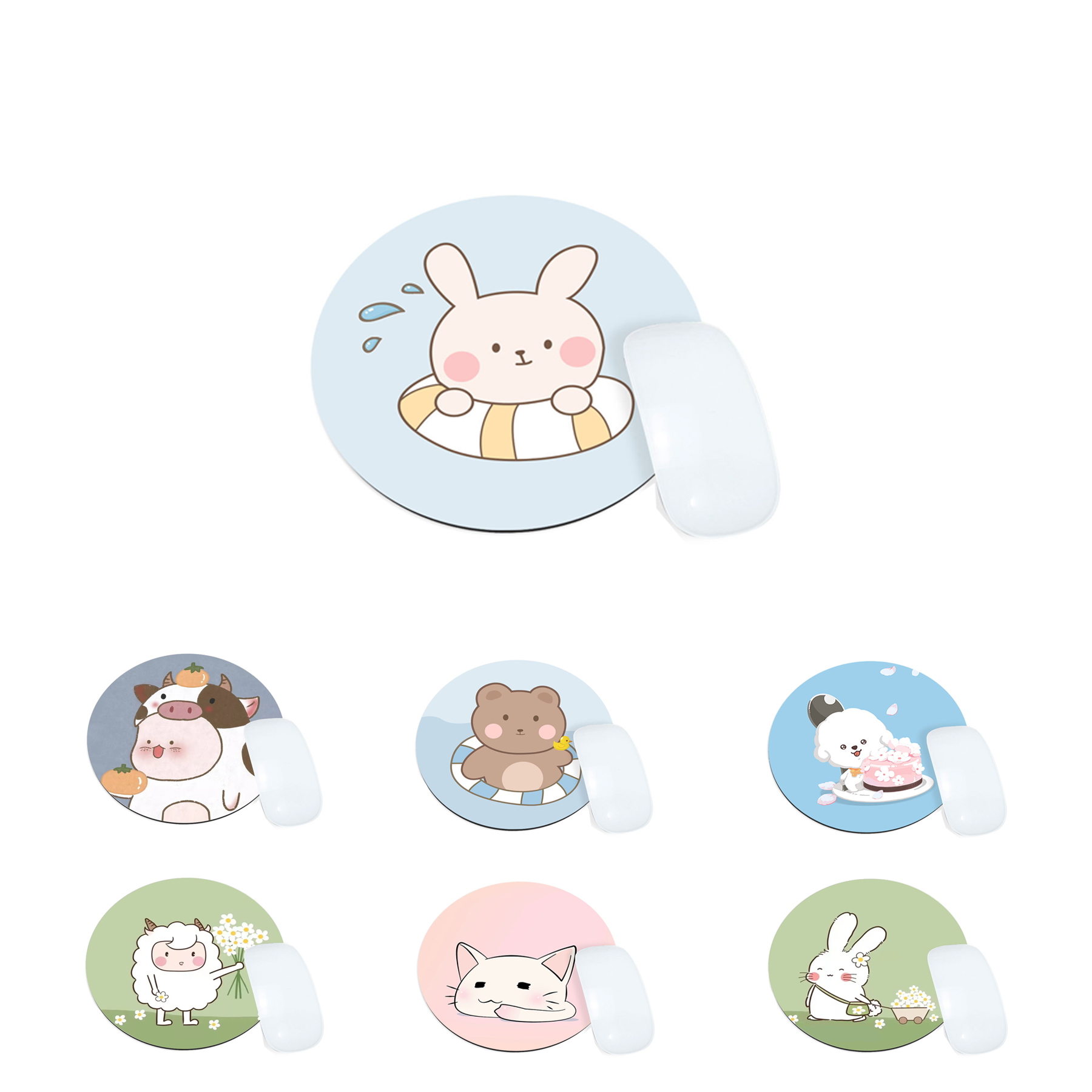 8" Custom Round Mouse Pad 4