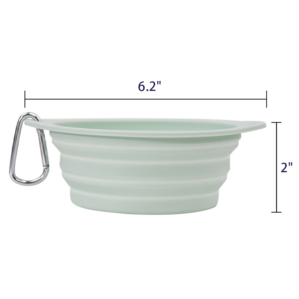 Outdoor pet foldable silicone bowl 2