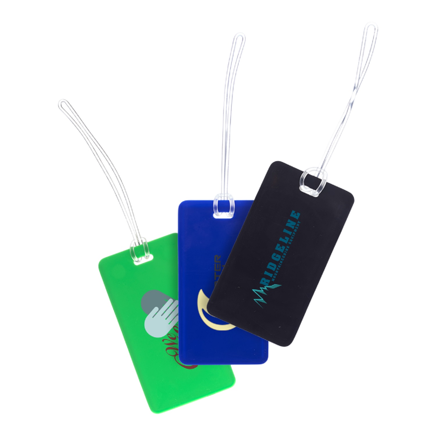 Plastic Luggage Tag with PVC Strap 7