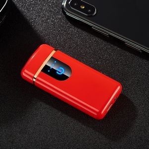 Sleek Round Angle Rectangle Electric Arc Lighter USB Charging 36