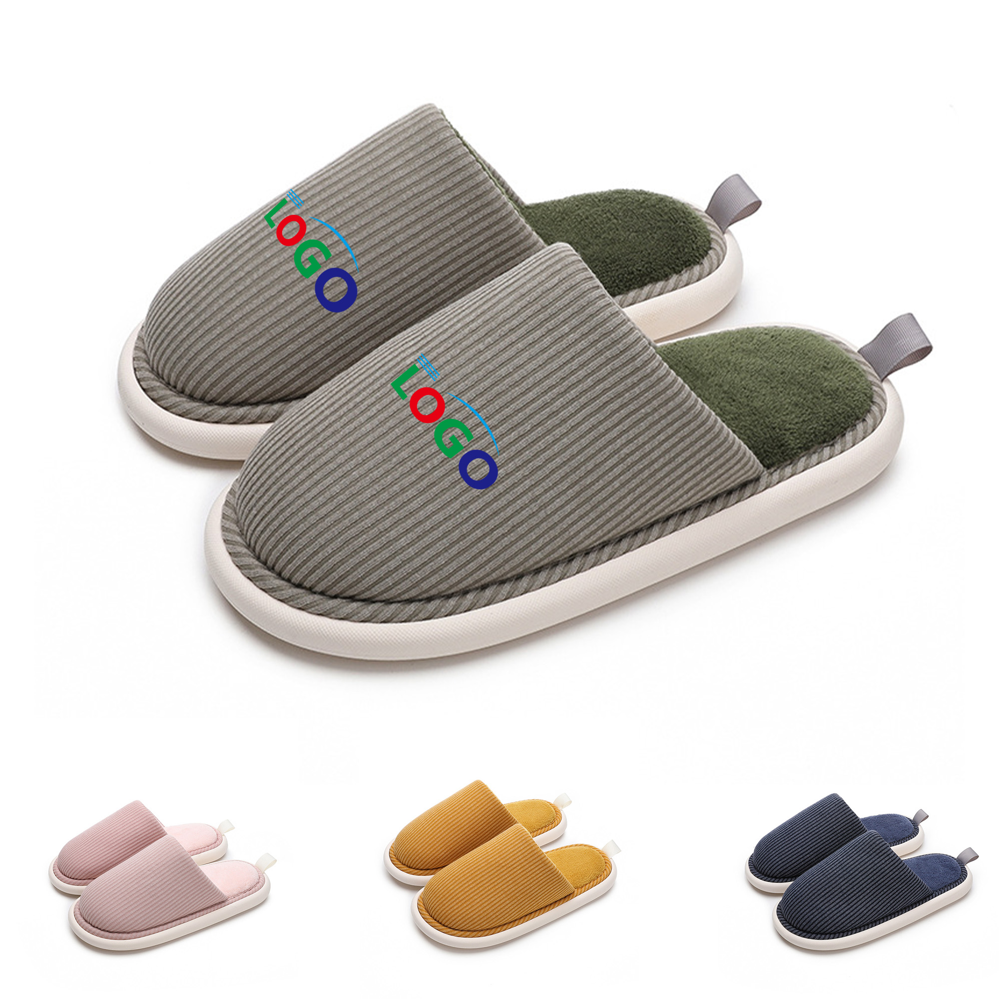 Cozy Non-Slip Cotton Slippers for Warmth 2