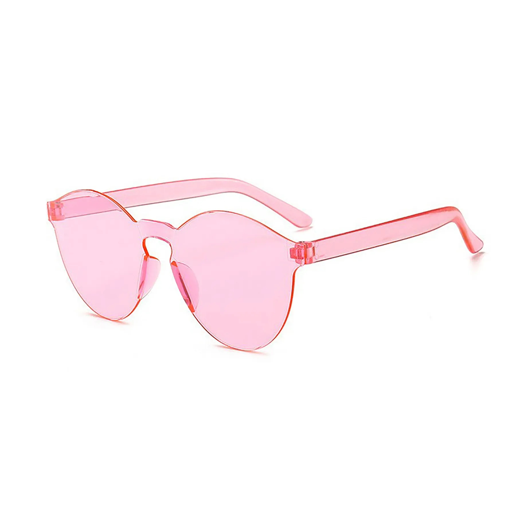 Round Rimless Sunglasses 1