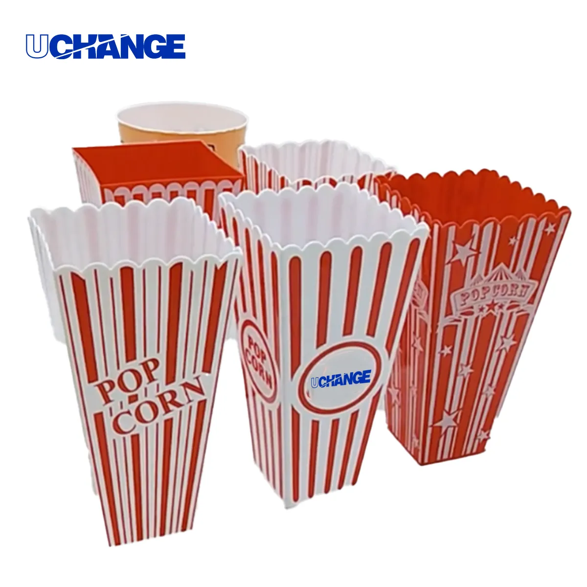 Reusable Square Food-Grade Polypropylene Popcorn Bucket 2