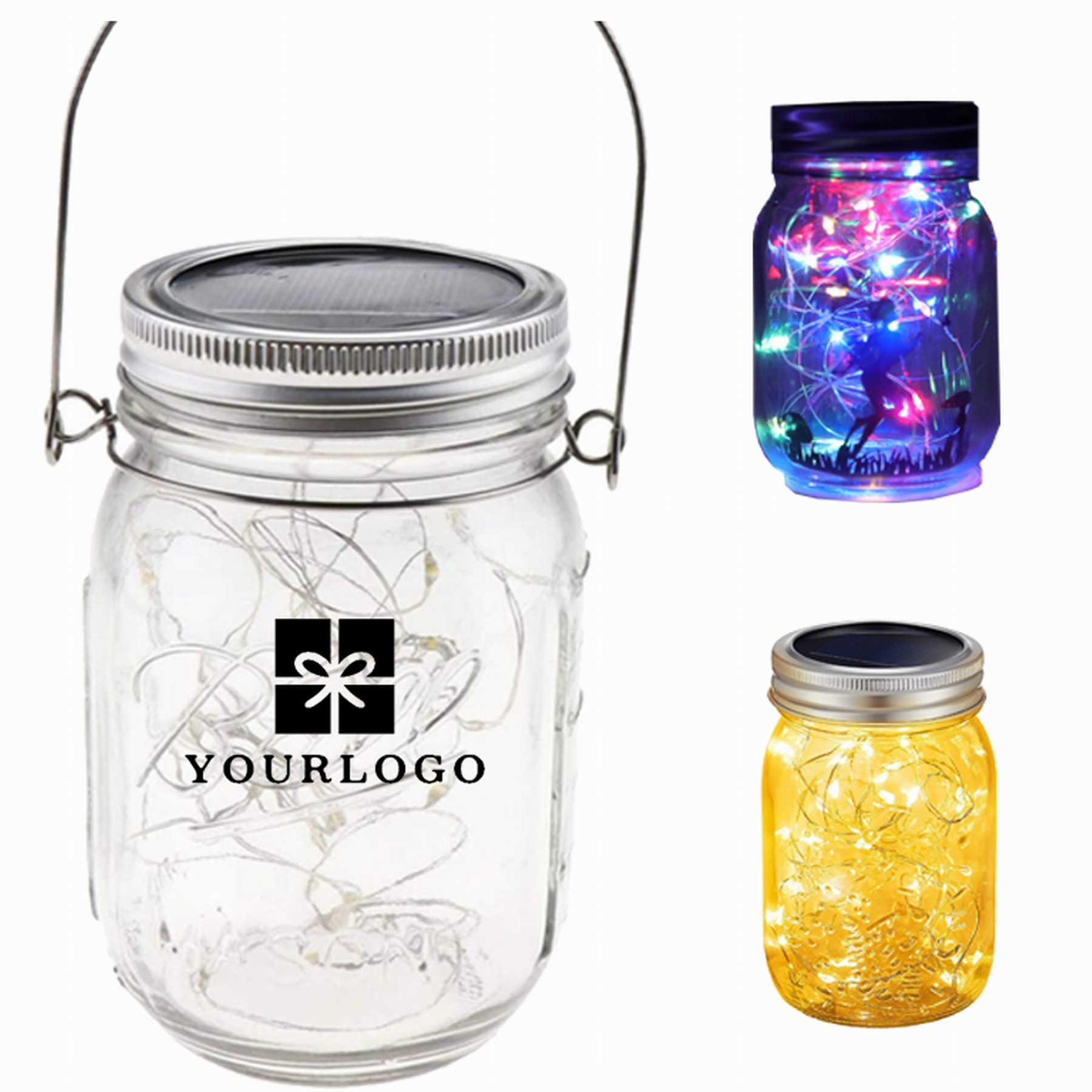 Solar Fairy Lantern Mason Jar Light
2