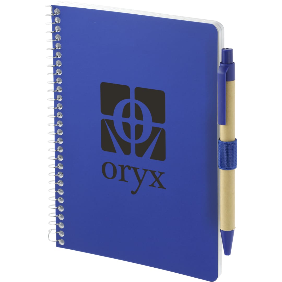 FSC® Mix 5" x 7" Spiral Notebook with Pen 112