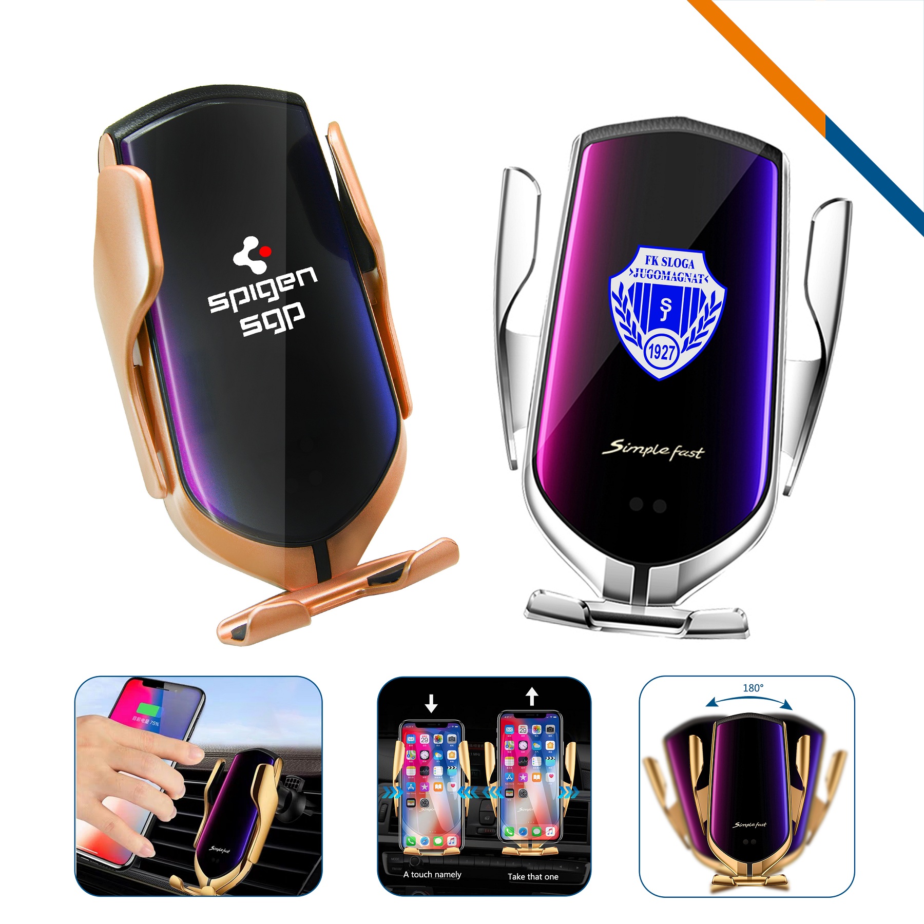Sapphire Wireless Car Charger 2