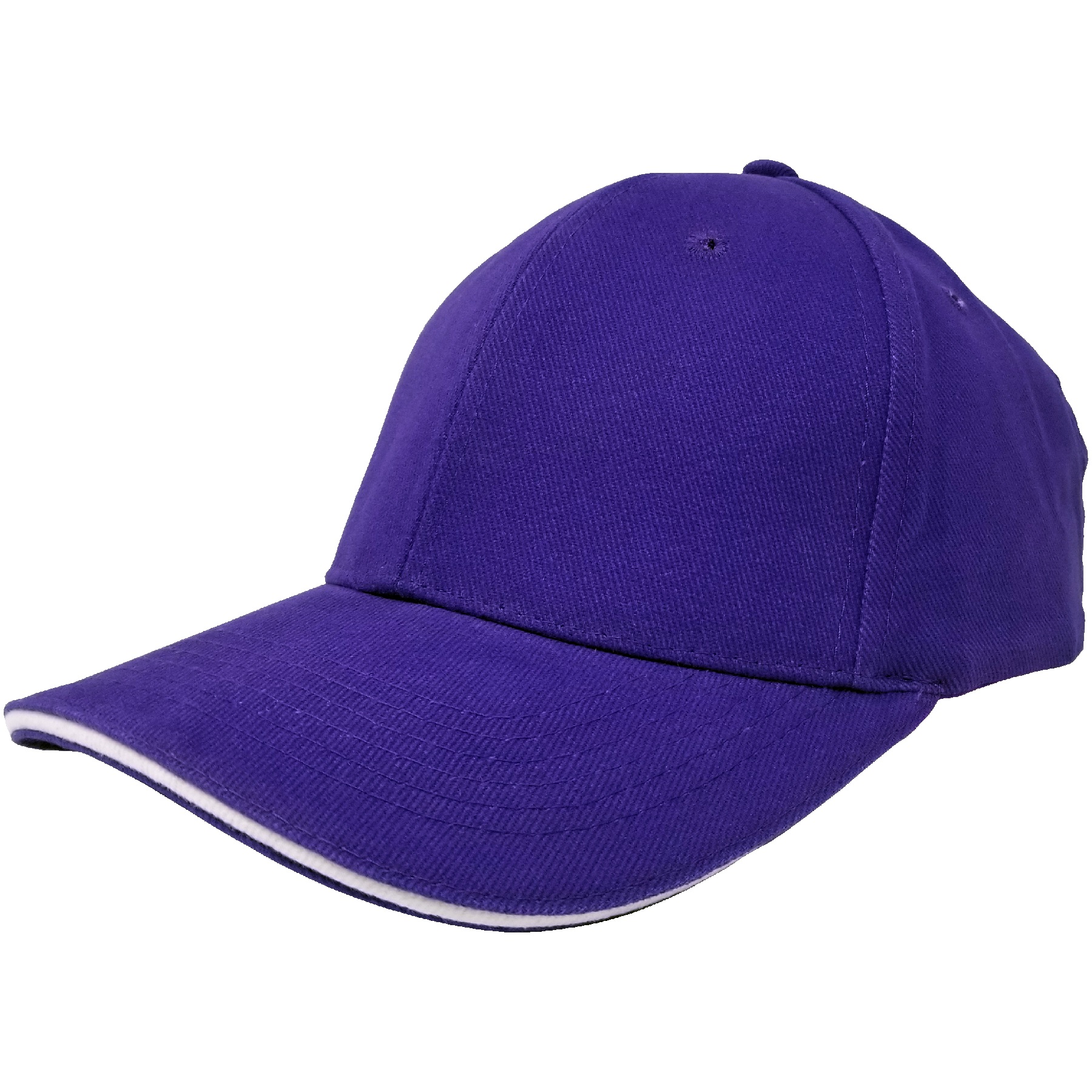 Brushed Heavy Cotton with Sandwich Trim Cap (Domestically Decorated) 36