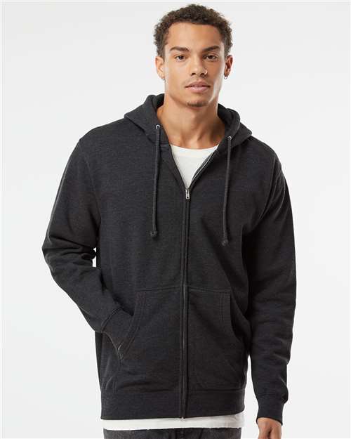 Unisex Heavyweight Full-Zip Hooded Sweatshirt - IND4000Z 30