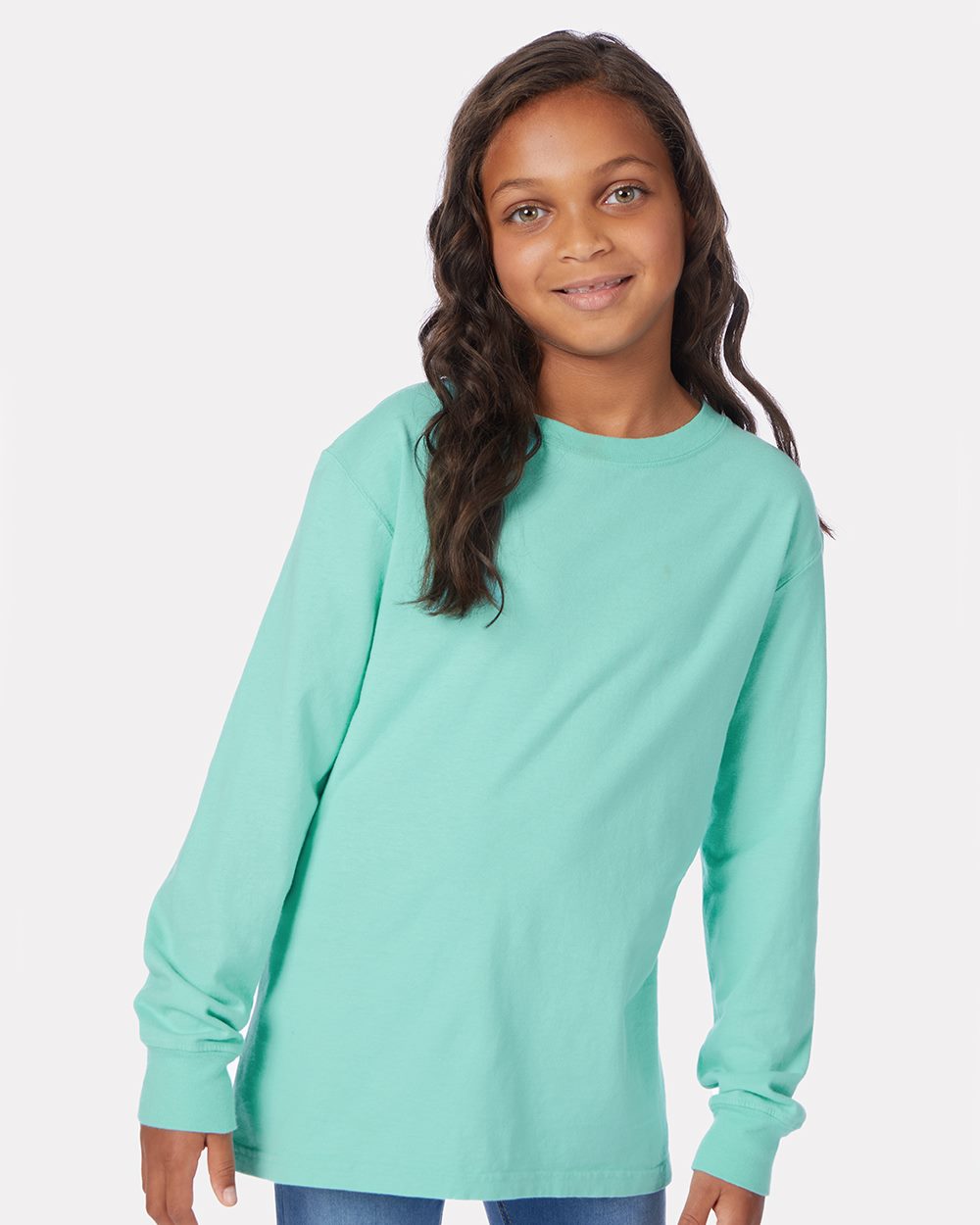 Youth Garment-Dyed Long Sleeve T-Shirt - GDH275 24