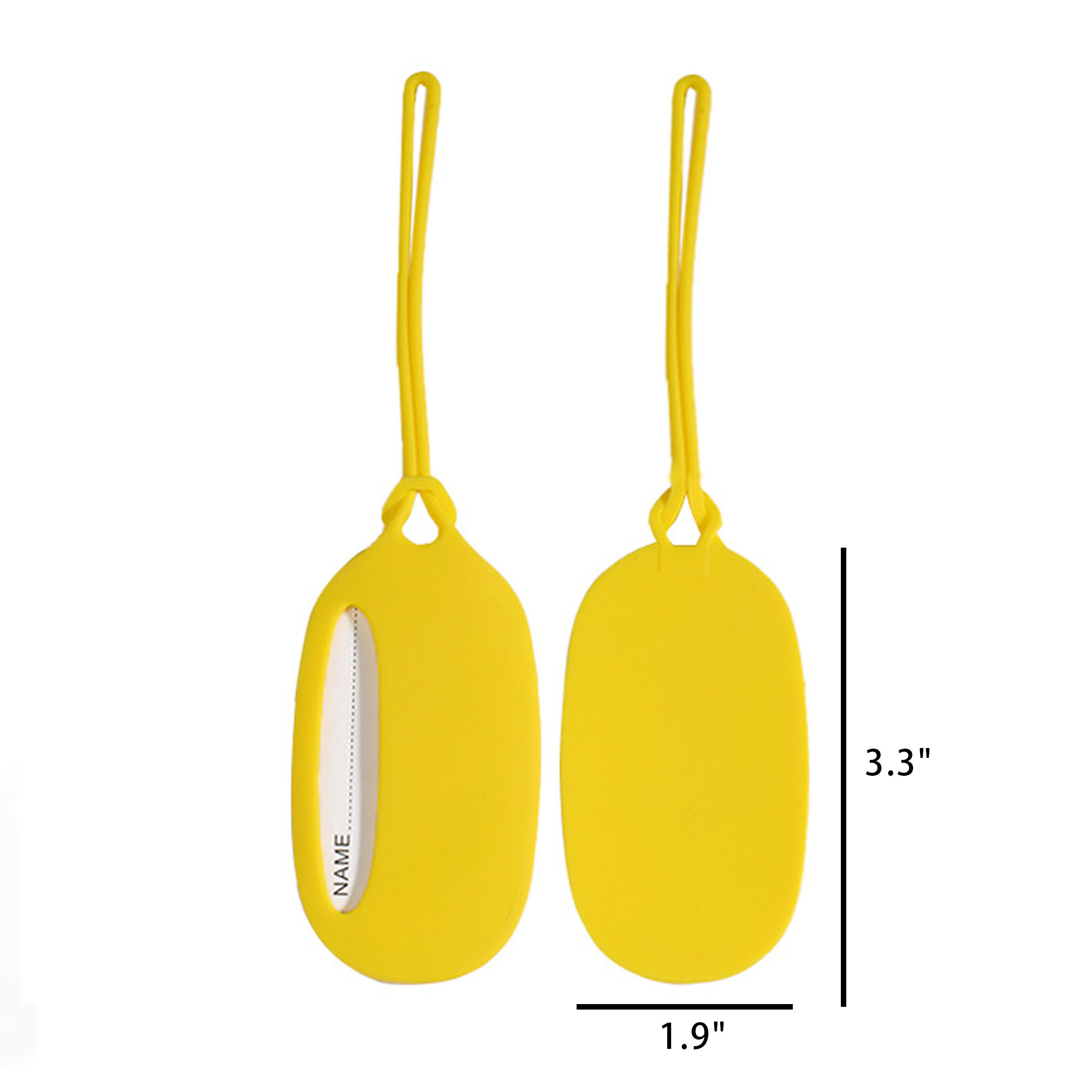 Waterproof Travel Luggage Tags with Strap 2